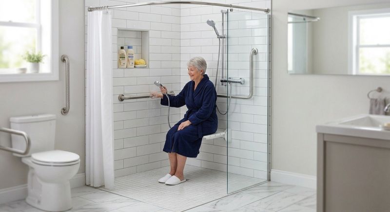 Handicap Shower Installation in Venice, FL